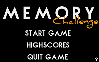 Memory Challenge atari screenshot